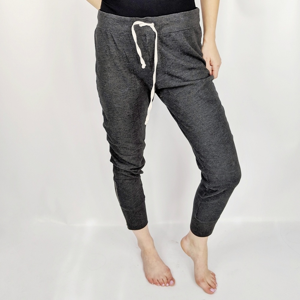 J.CREW ultraknit un-sweatpant grey zipper jogger - Picture 3 of 8